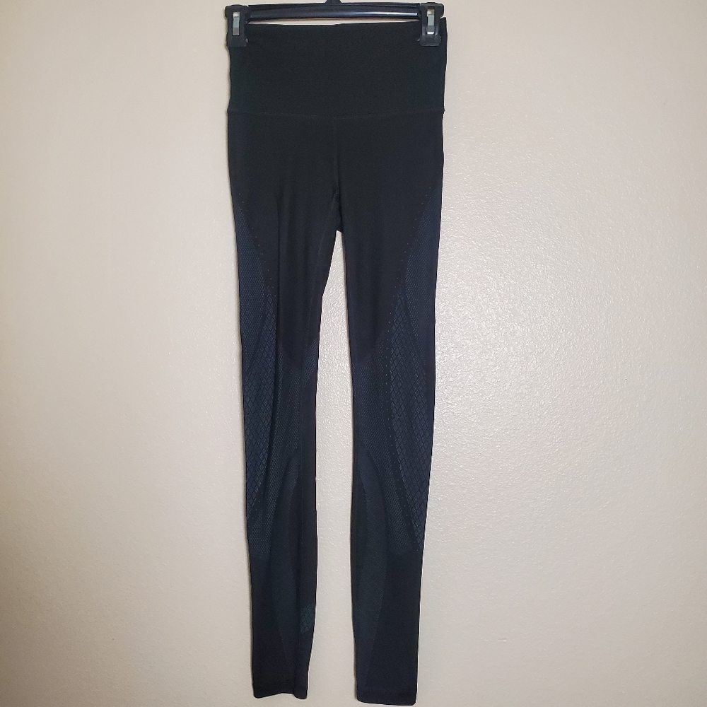 Lululemon Leggings Mapped Out High-Rise Tight Pant Black / Blue Size 4